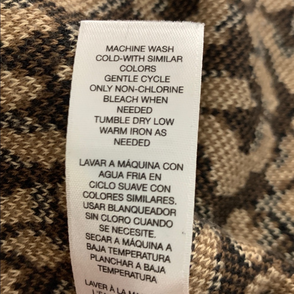Chicks Mixed Animal Print Long Cardigan Sz 1 - Picture 13 of 13